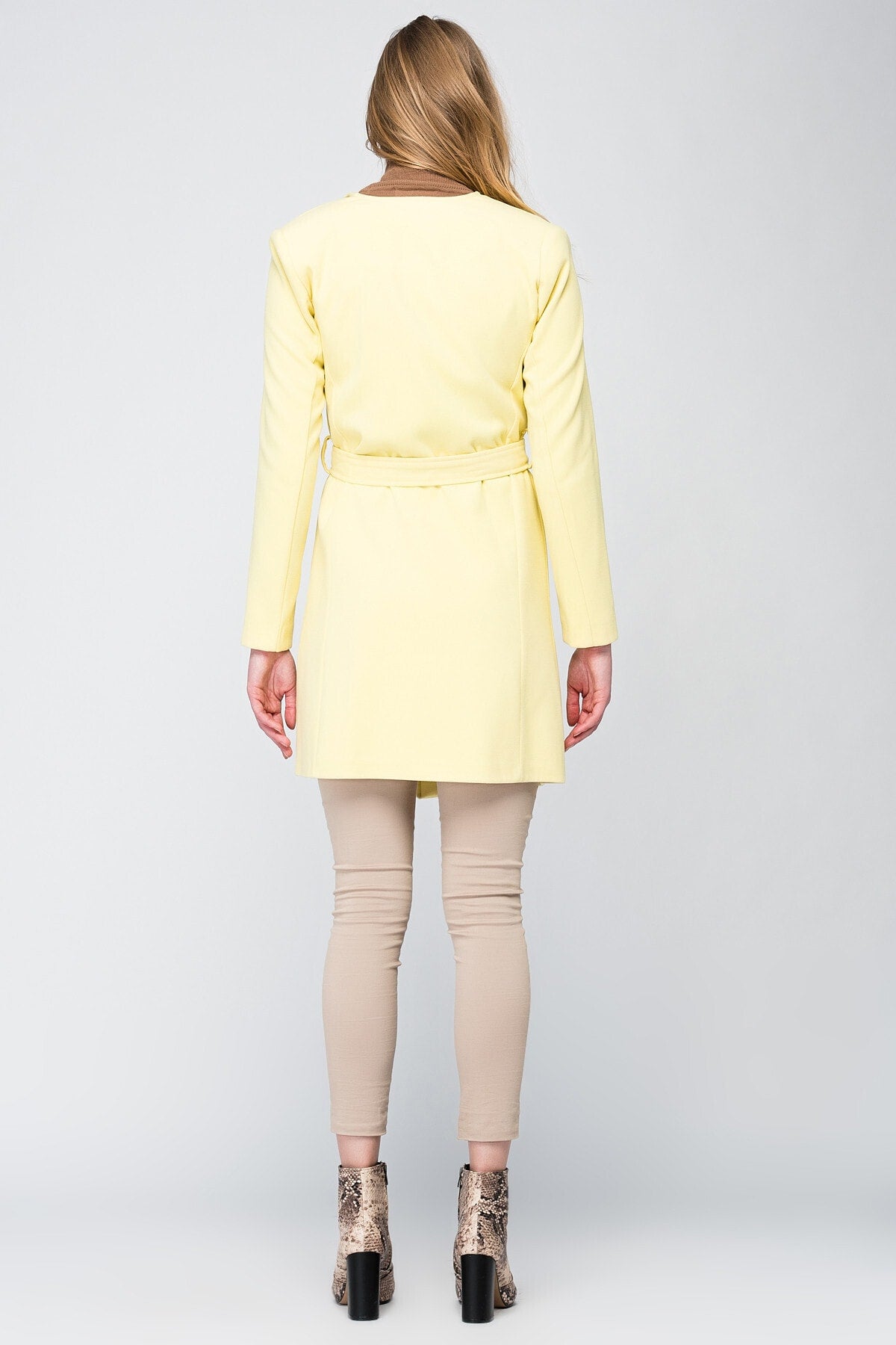 Janice Women's Coat - Lemon Yellow - product image 2