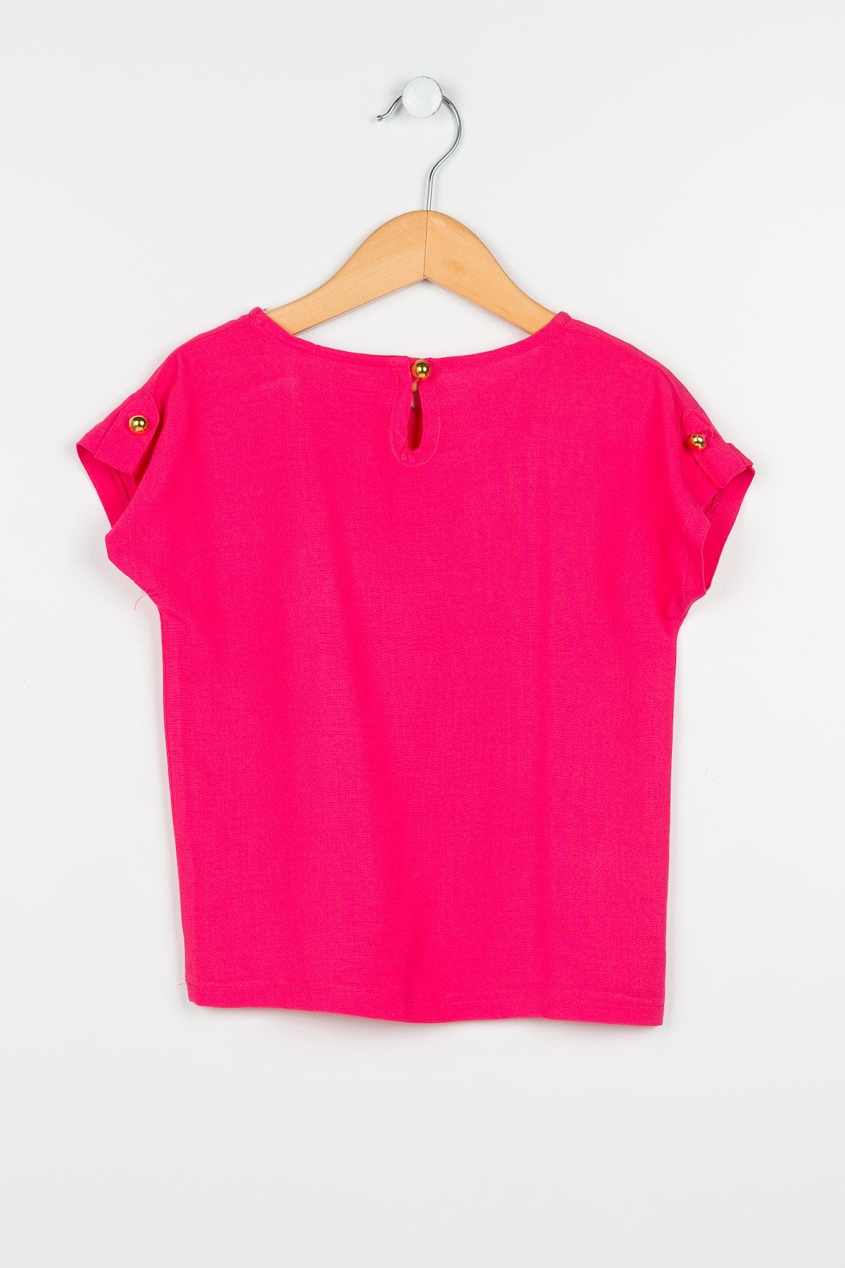 Dahlia Girls' Blouse - Fuchsia - product image 2