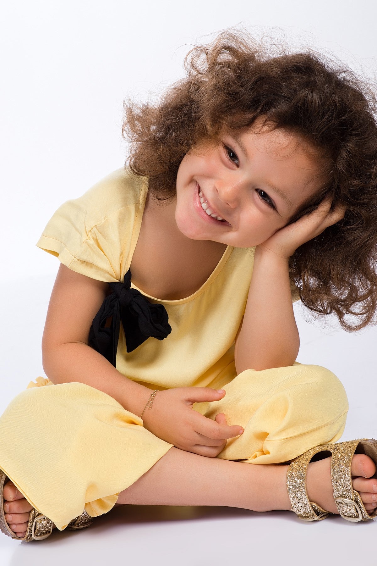Dahlia Girls' Blouse - Yellow - product image 2