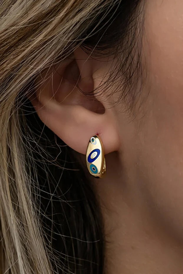 Pendientes con diseño de Ojo Turco