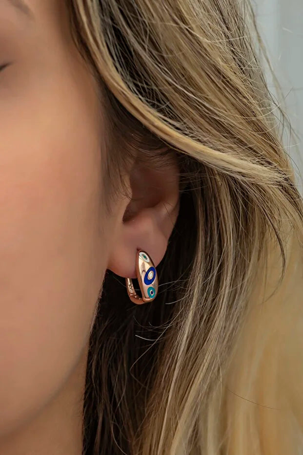 Pendientes con diseño de Ojo Turco