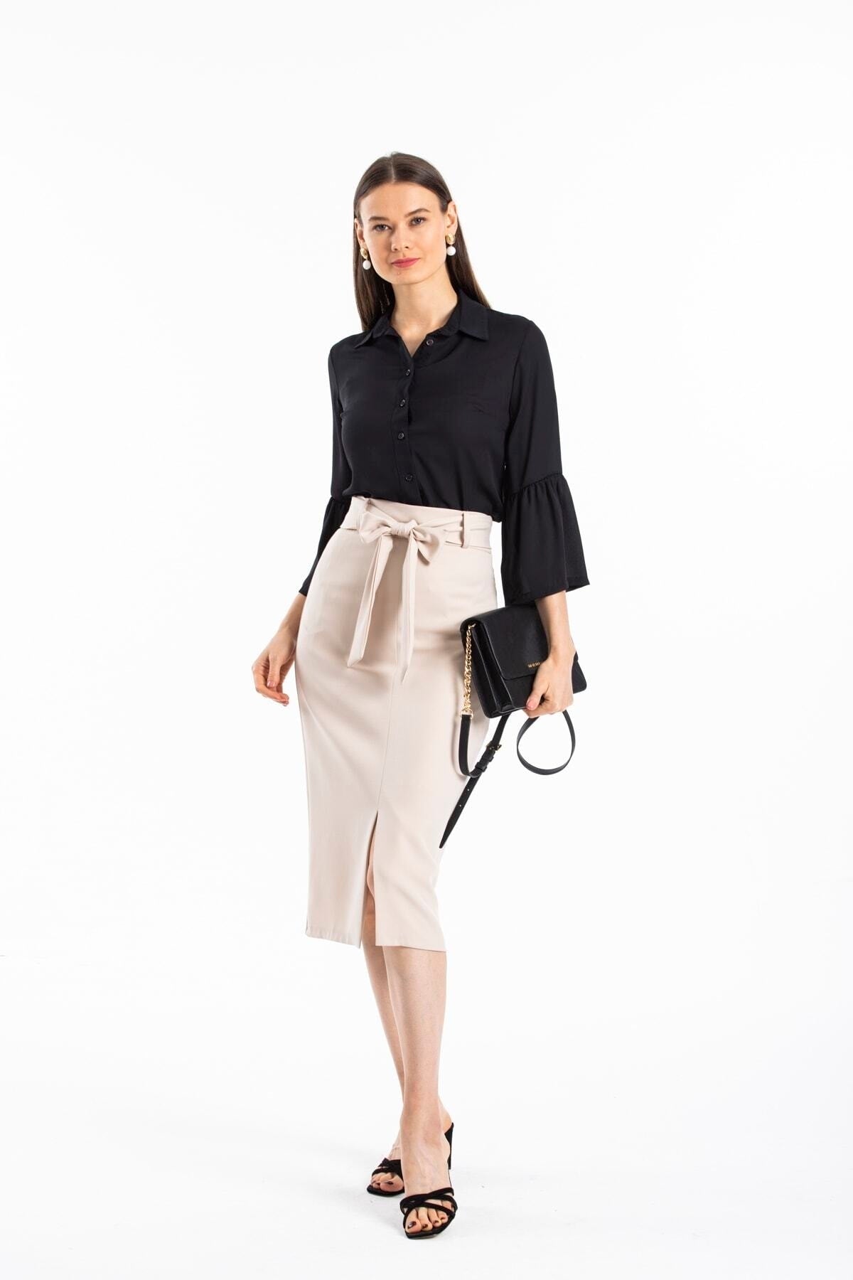 Elodie Women's Skirt - Beige - product image 4