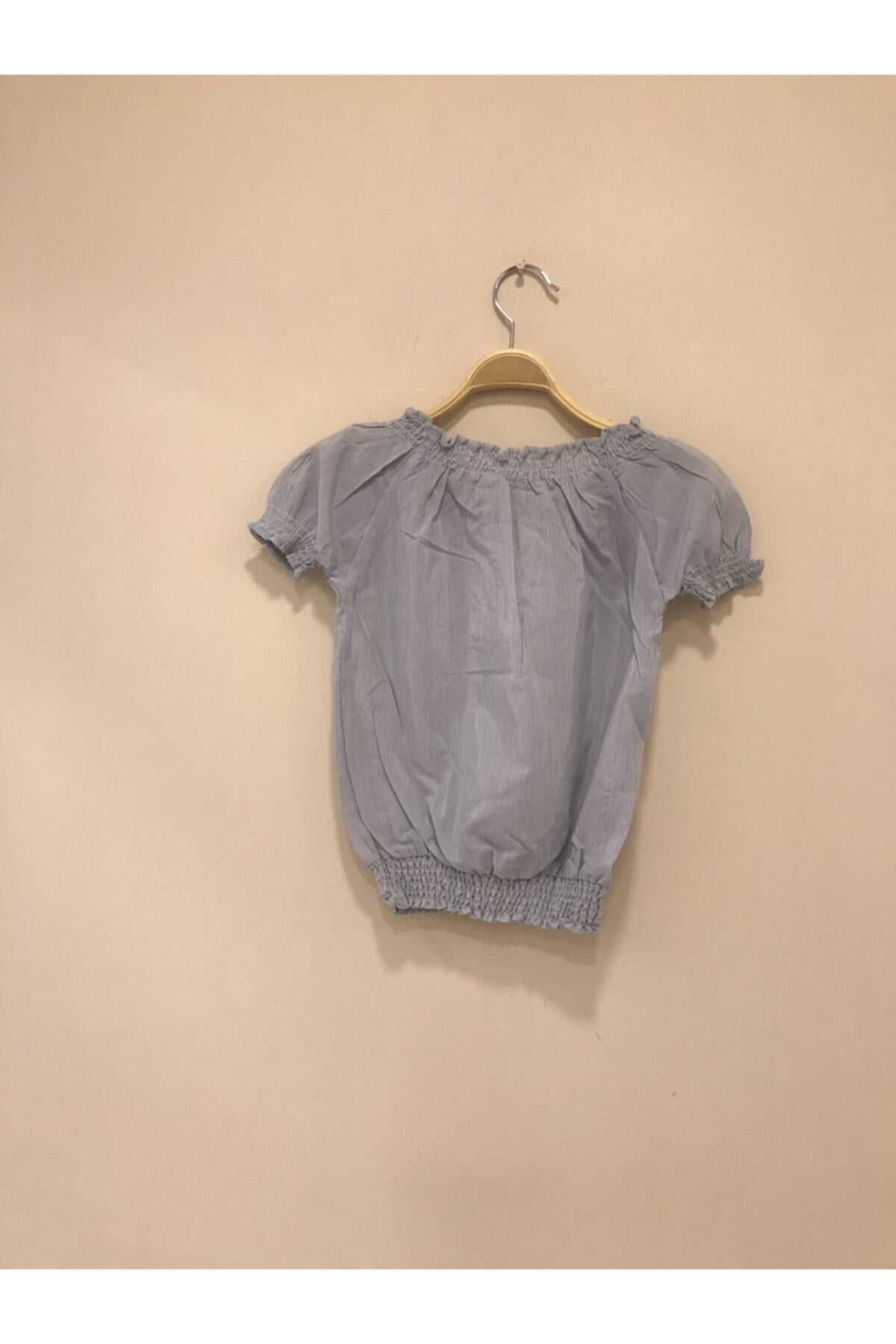 Kelsey Girls' Striped Blouse - Blue Stripe - product image 4
