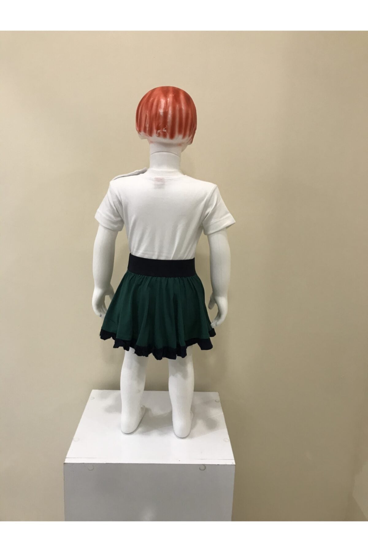 Kirsten Girls' Skirt - Emerald Green - product image 4