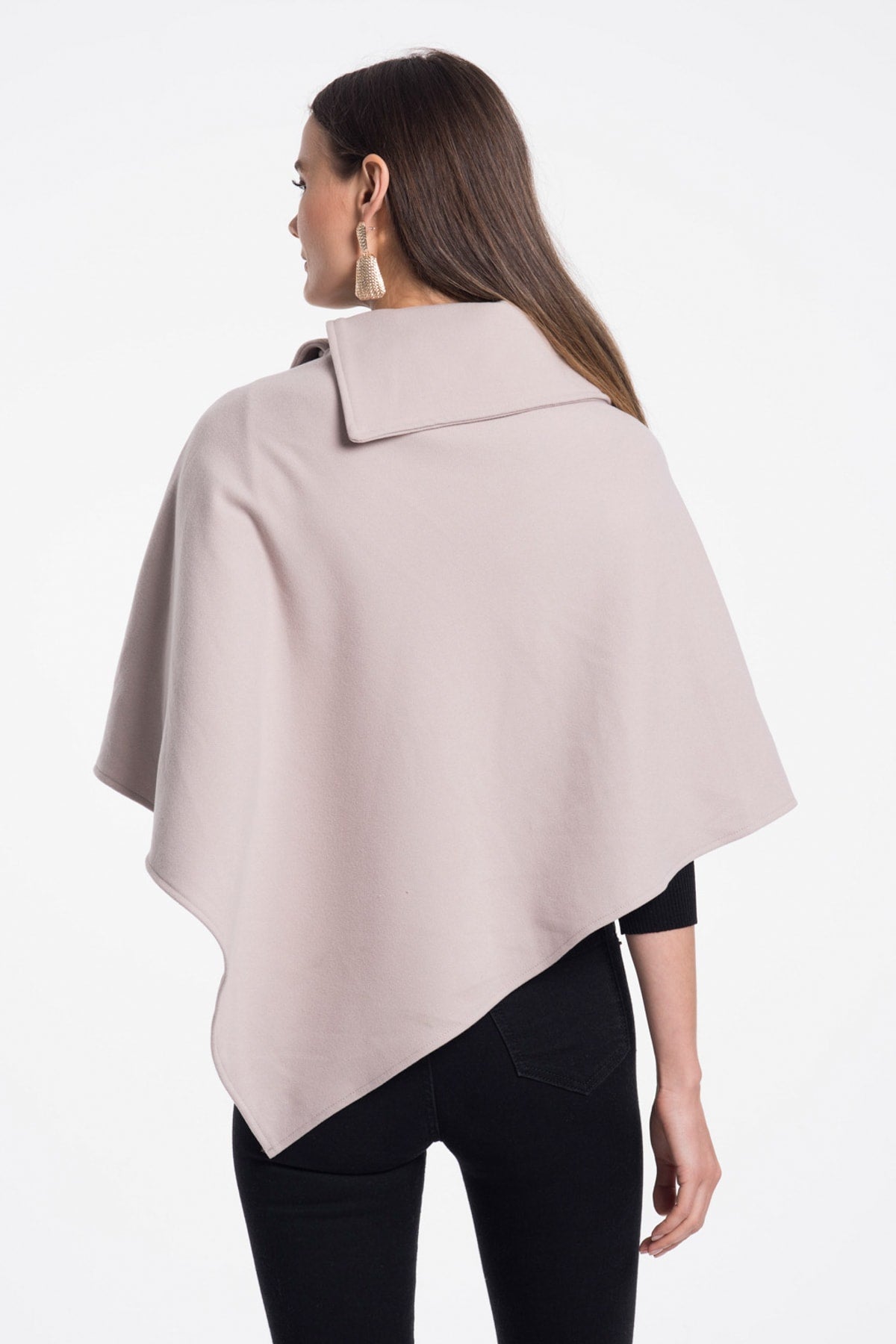 Farrah Women's Poncho - Dark Beige - product image 5