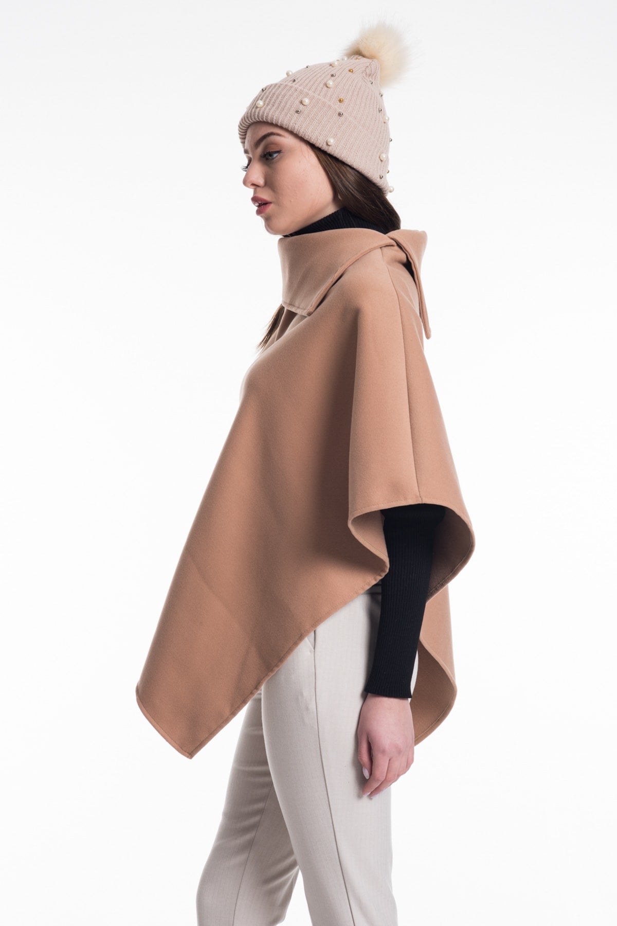Farrah Women's Poncho - Camel New - product image 5