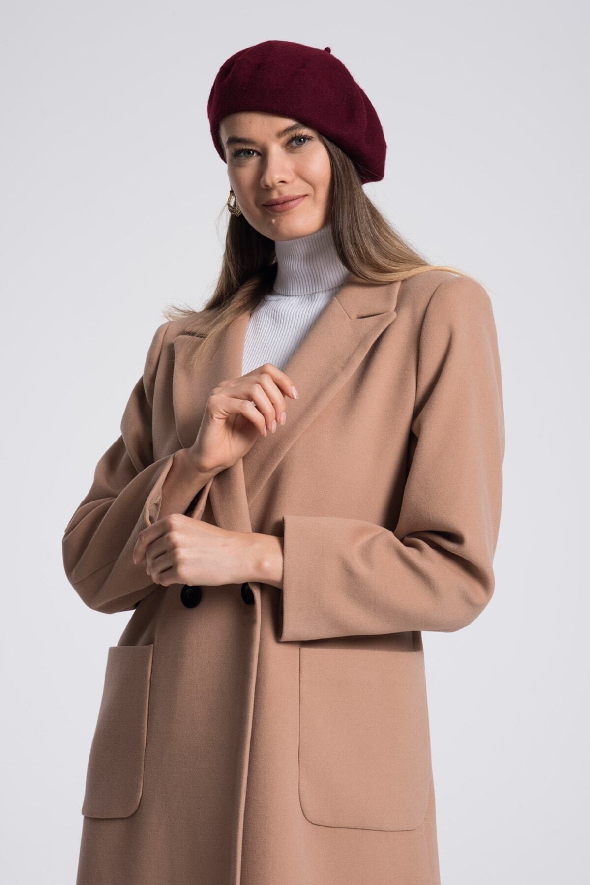 Annalise Women's Button Front Coat - Camel - product image 6
