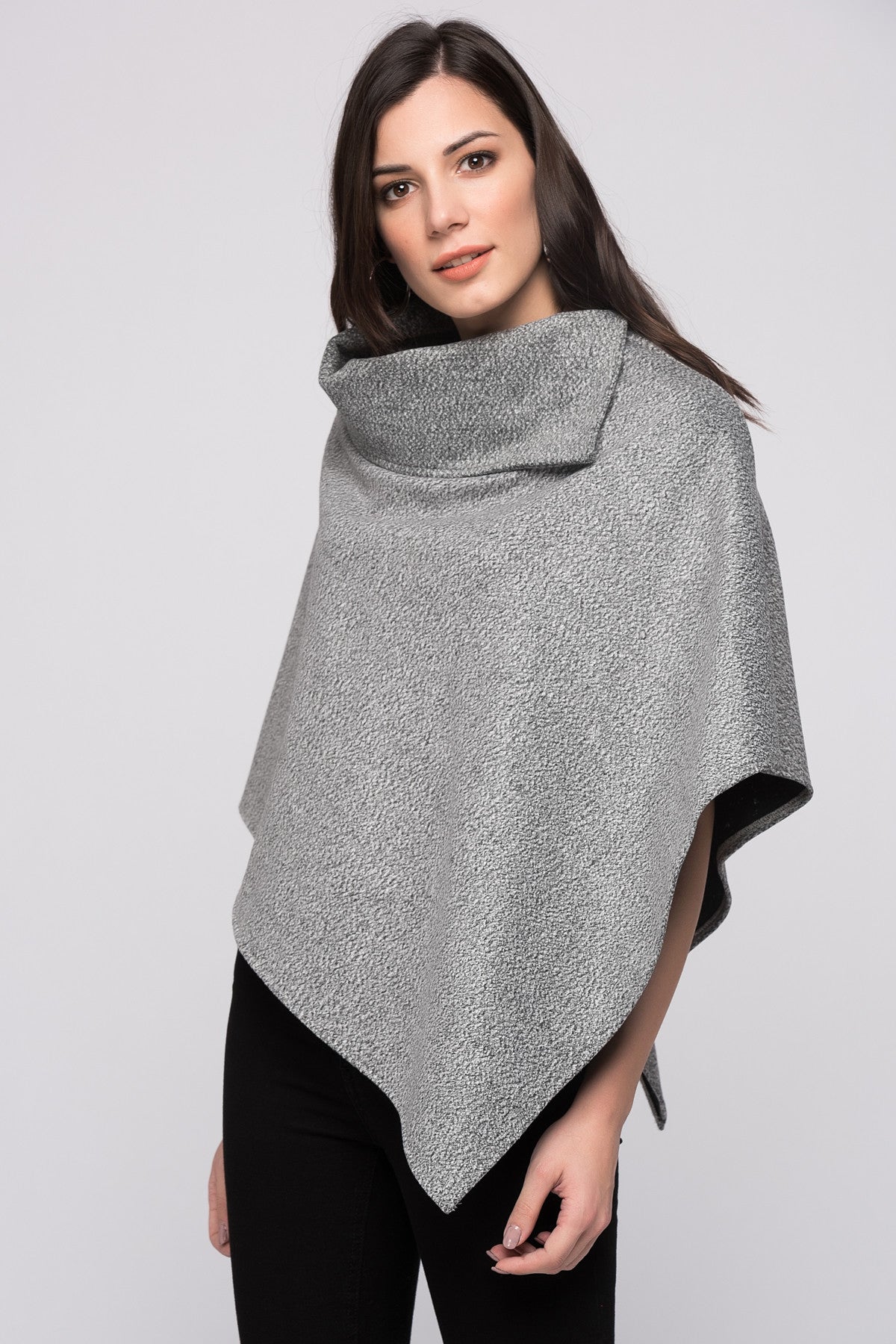 Farrah Women's Poncho - Snow-Flecked Gray - product image 1