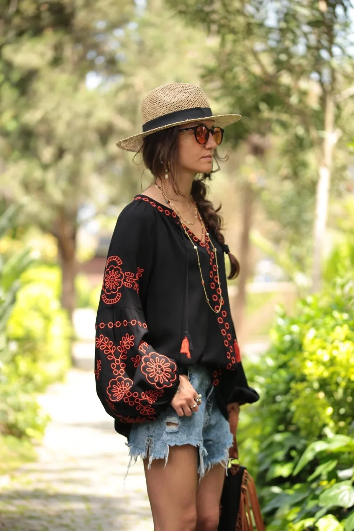 Μυστικά Λιβάδια Κεντημένο Αγροτικό Βισιβάνκα