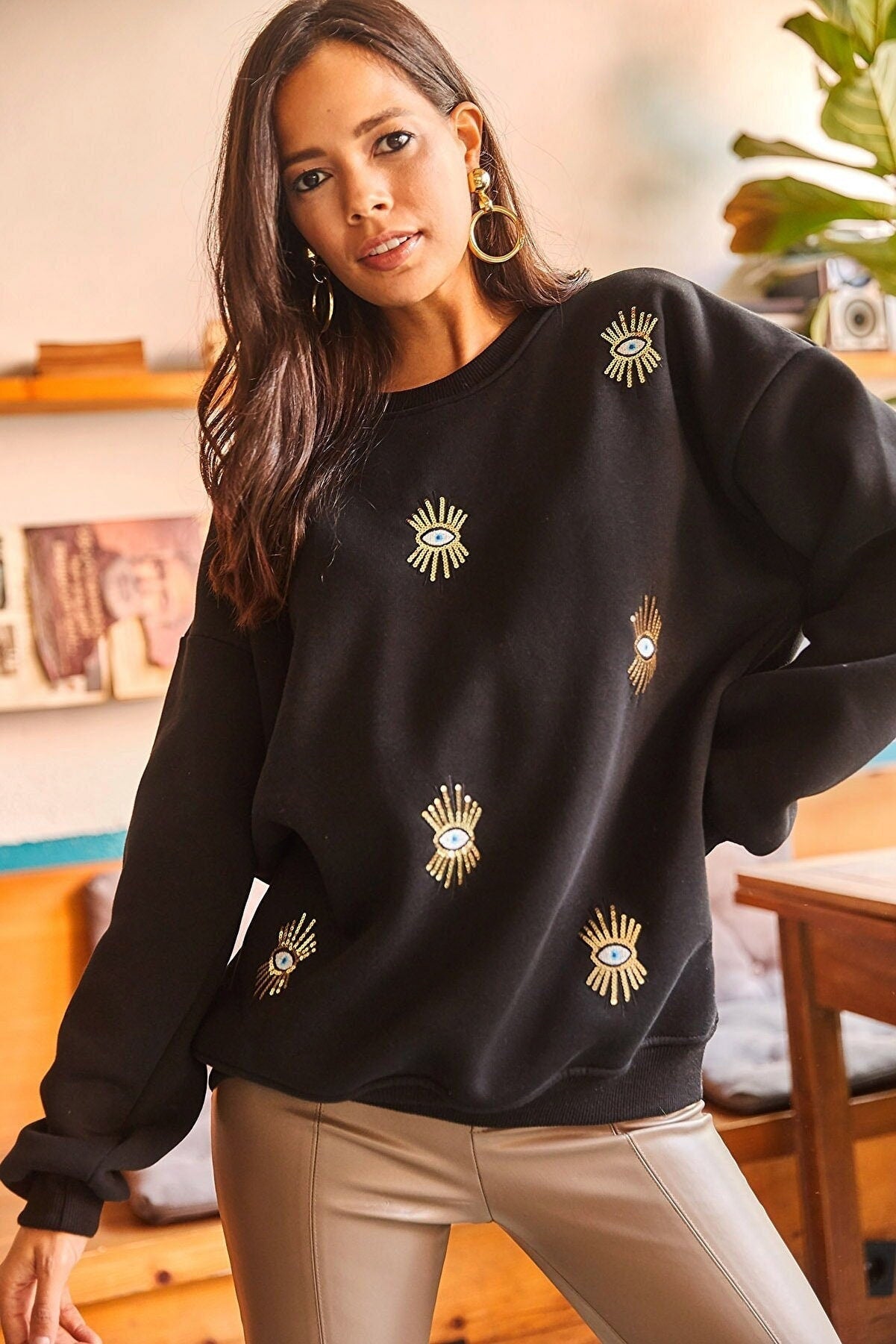 Nazar Boncuğu Sweatshirt