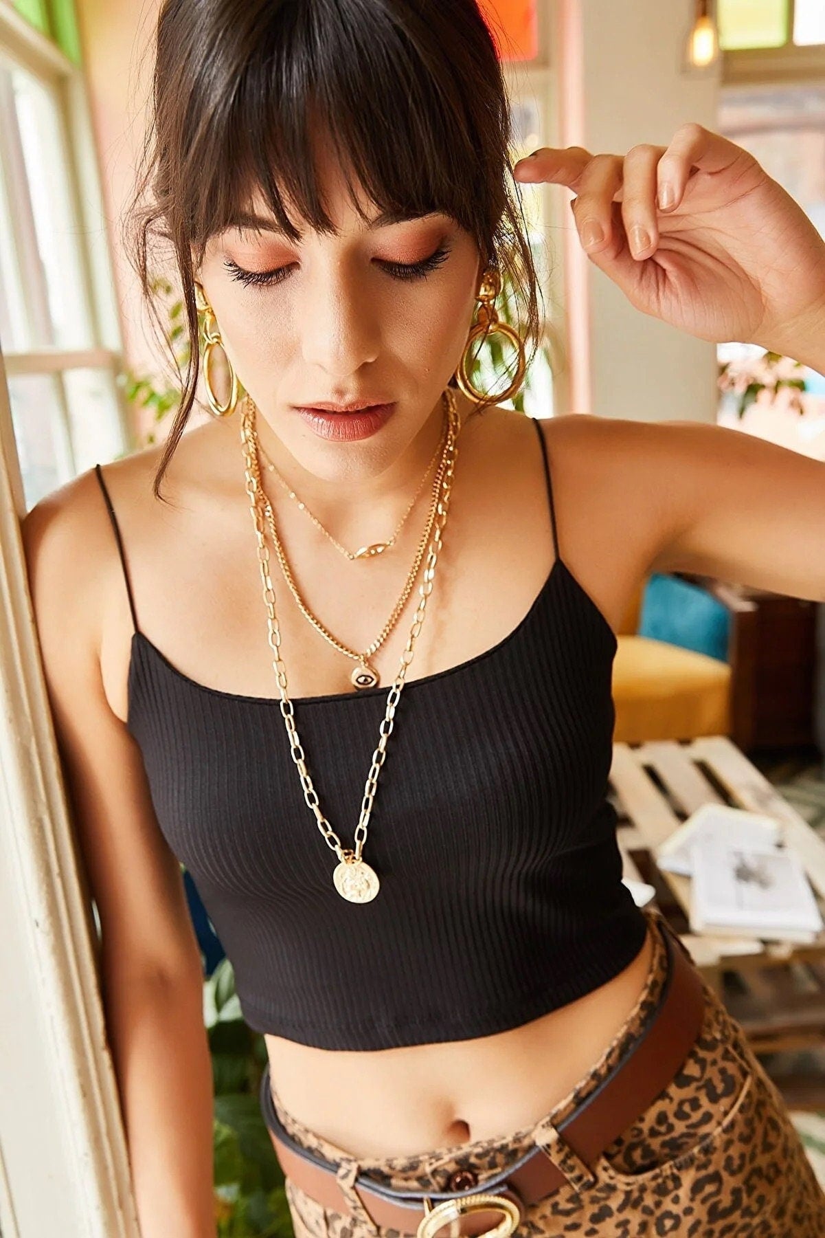 Askılı Fitilli Kısa Üst