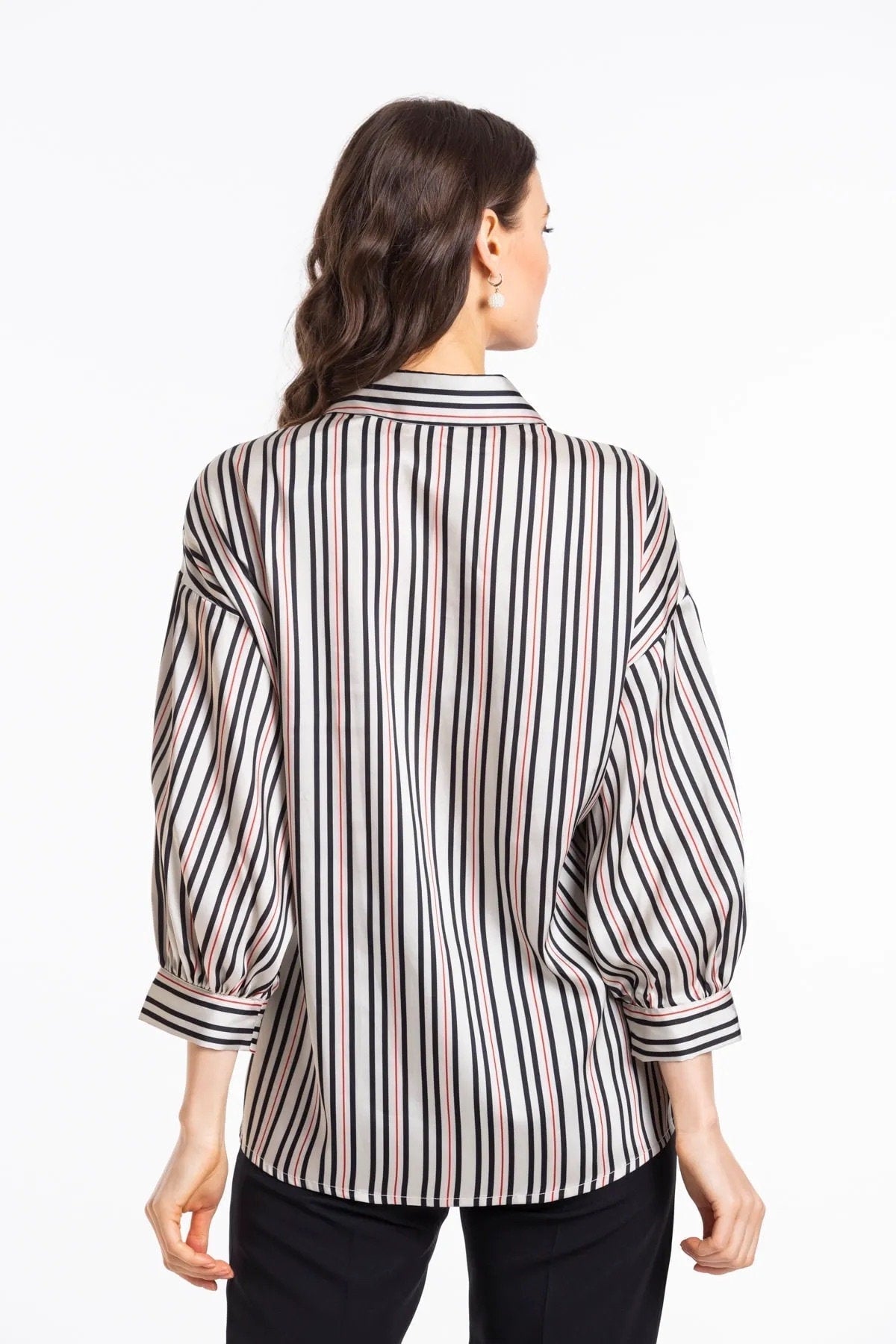 Σατέν Πουκάμισο με Κουμπιά