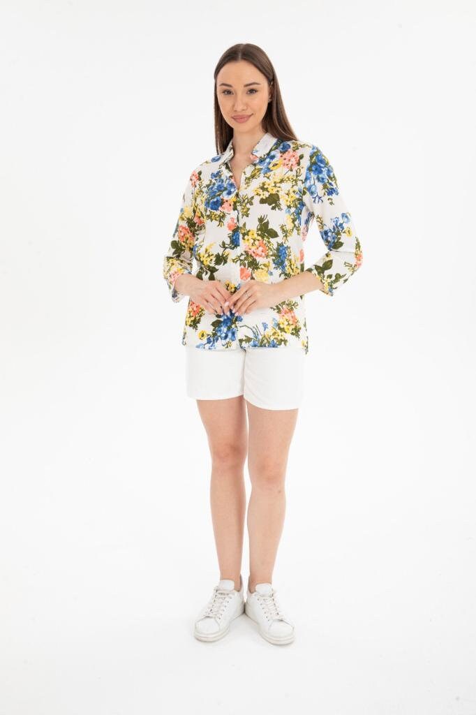 Sophia Casual Floral Button Down Shirt