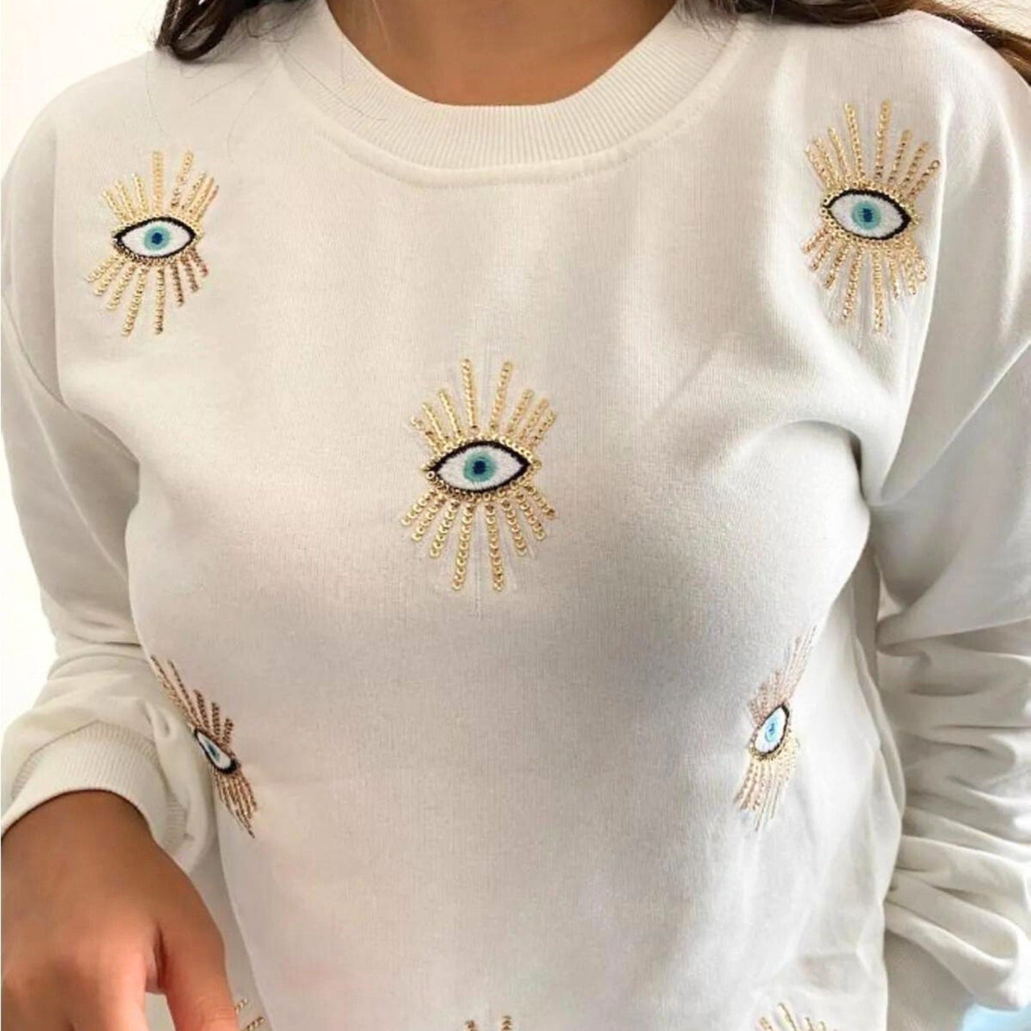 Nazar Boncuğu Sweatshirt