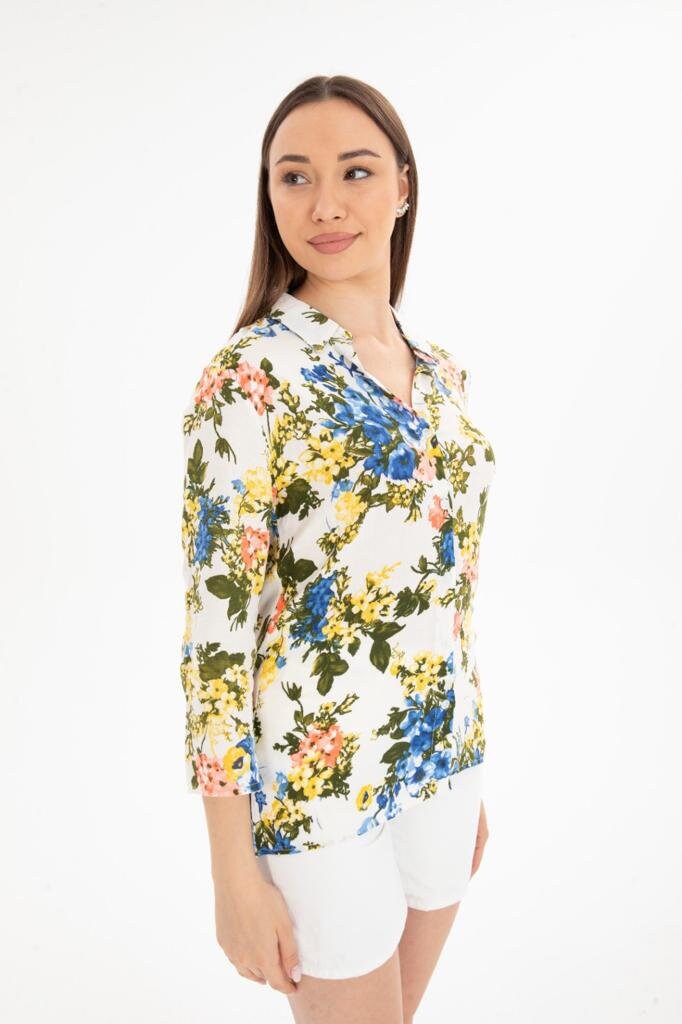 Sophia Casual Floral Button Down Shirt