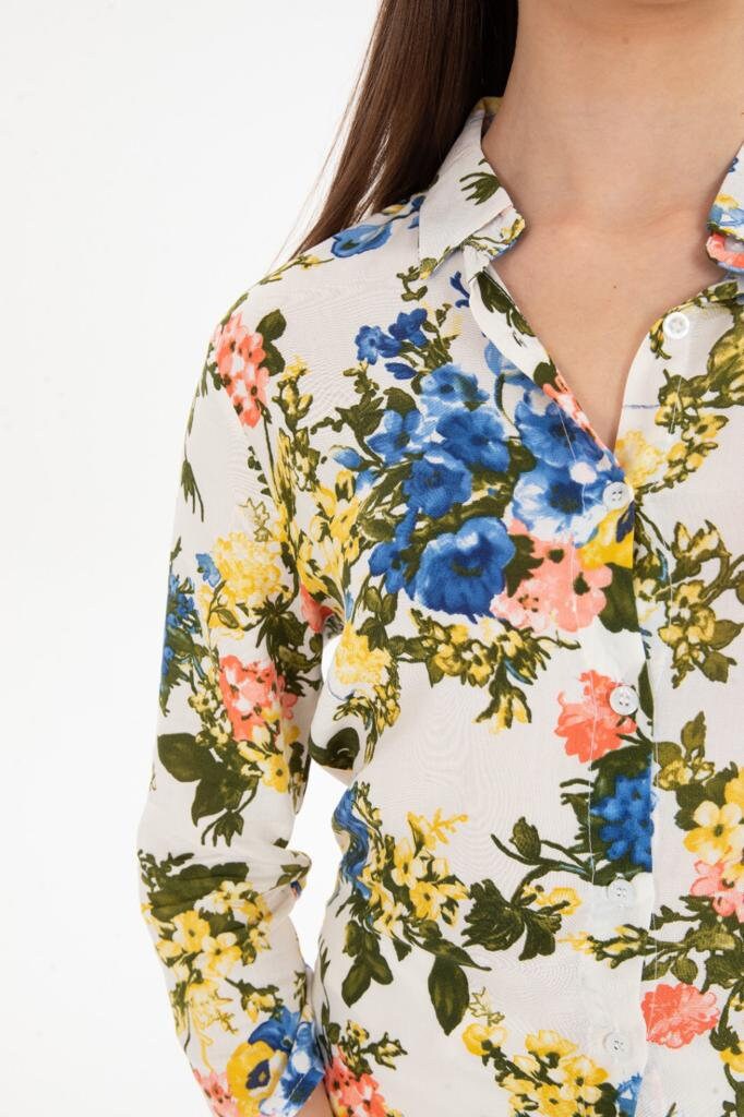 Sophia Casual Floral Button Down Shirt
