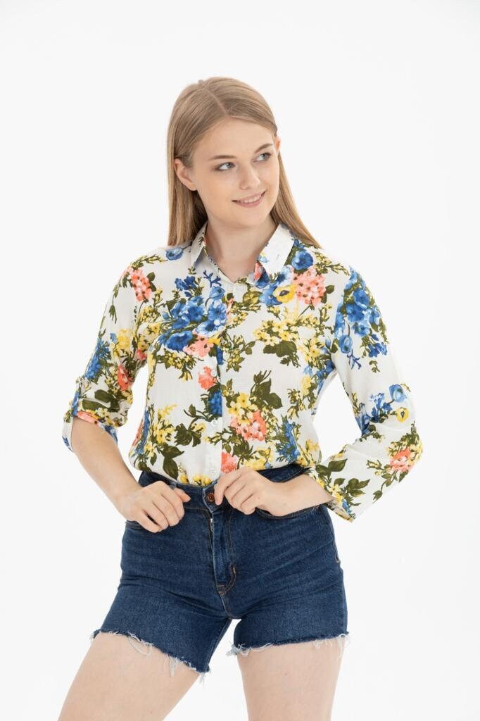 Sophia Casual Floral Button Down Shirt