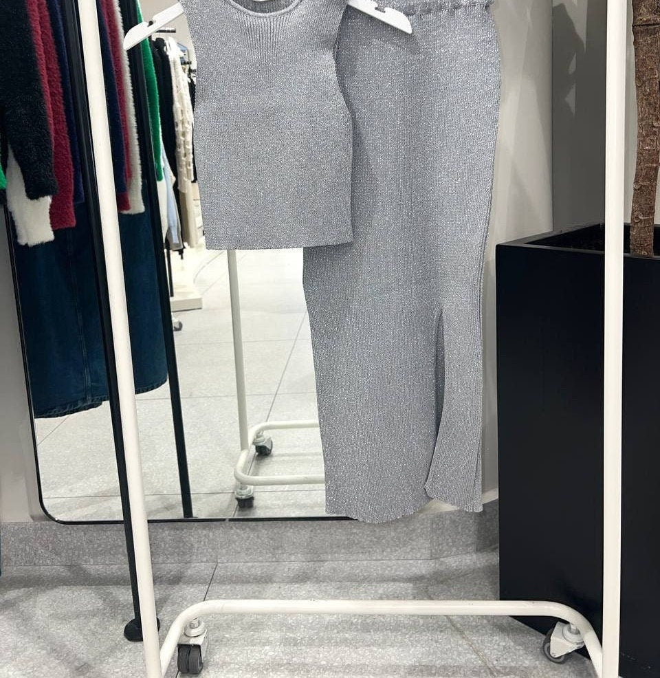 Conjunto de falda de dos piezas ajustado