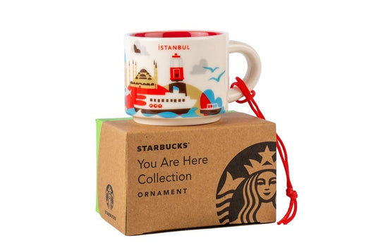 Starbucks İstanbul Şehri Türkiye Temalı Kupa Serisi 2 oz "Buradasınız" Koleksiyonu 